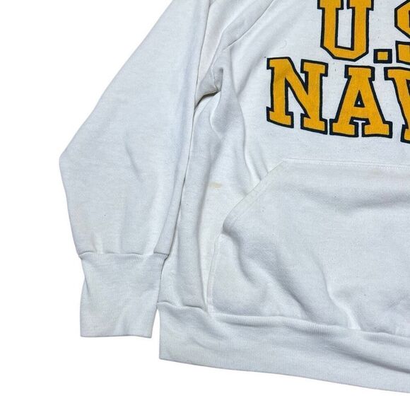 American Vintage 80s US Navy Hoodie Medium - Picture 3 of 6